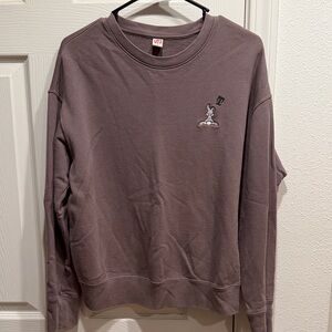 Uniqlo Brown Disney Thumper Sweatshirt with Embroidered Design